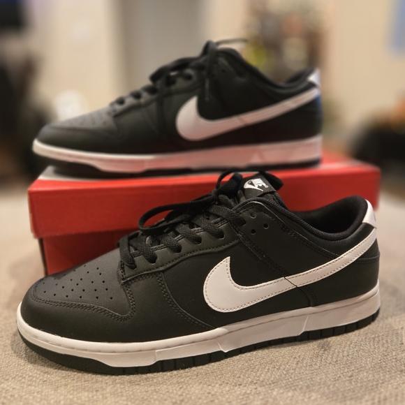 New Nike Dunk Low Black Panda 2.0 Size 12 Men - Picture 2 of 6